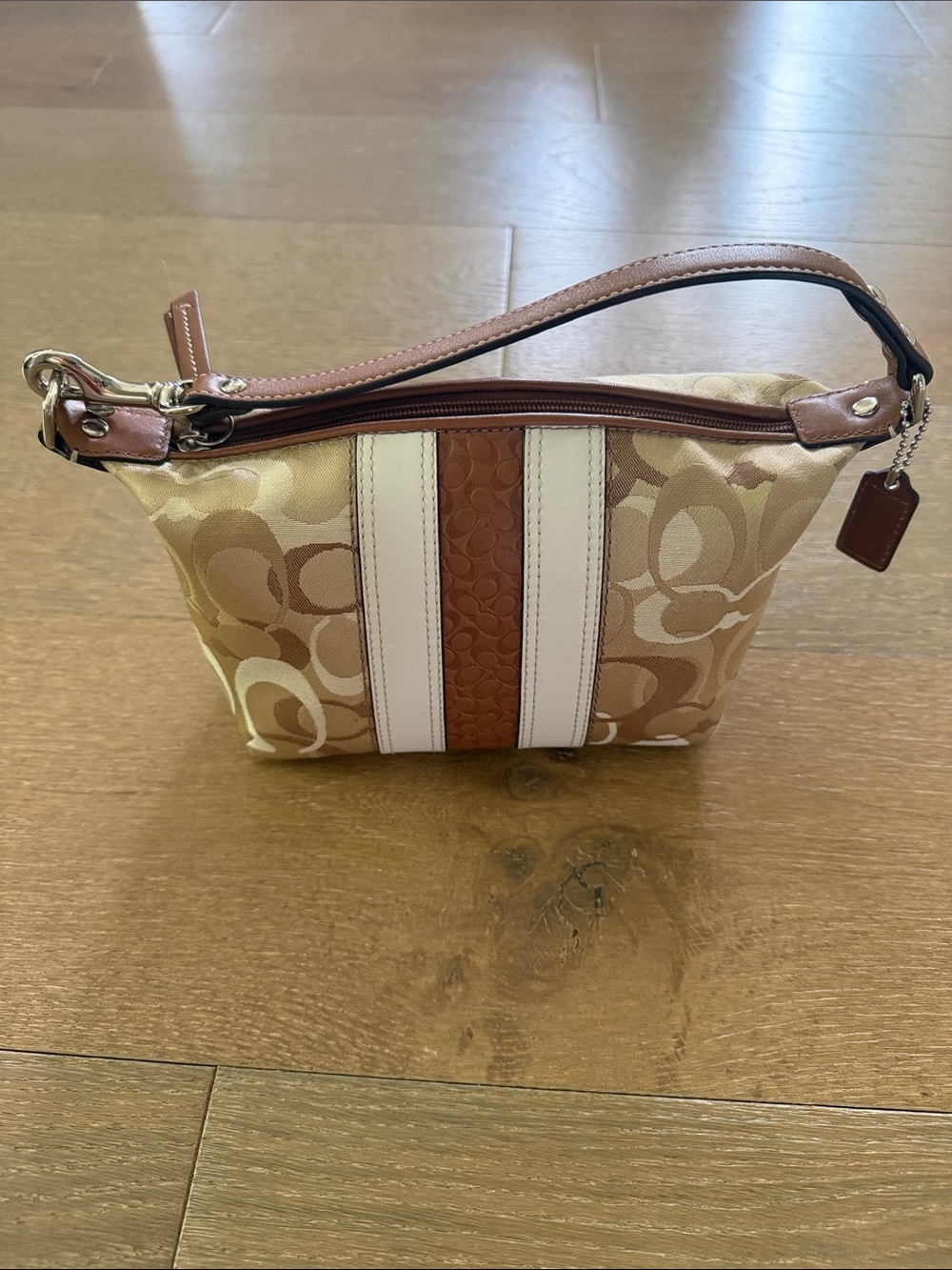 Coach Vintage Y2K Signature Brown Mini Bag Baguette - Picture 2 of 8